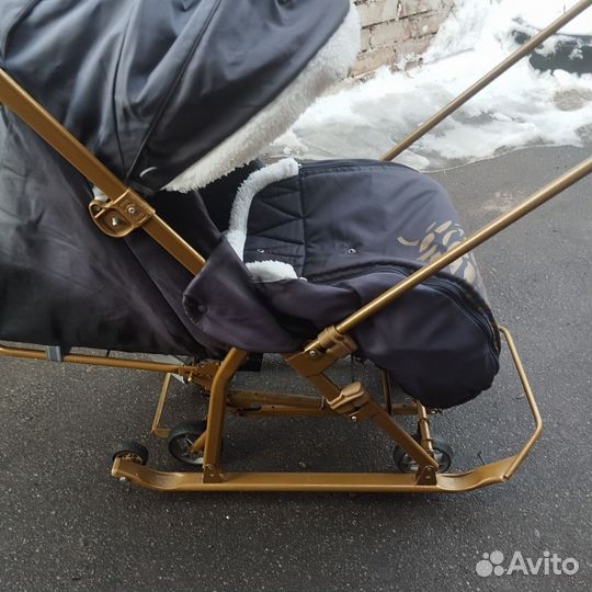 Детские санки коляска бу