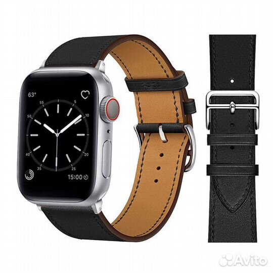 Кожаный ремешок для часов Apple Watch 38 мм