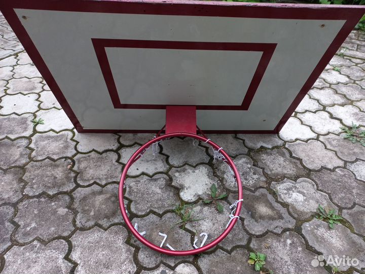 Щит баскетбольный с кольцом