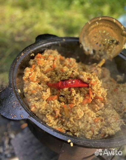 Новый Казан чугунный узбекский для плова