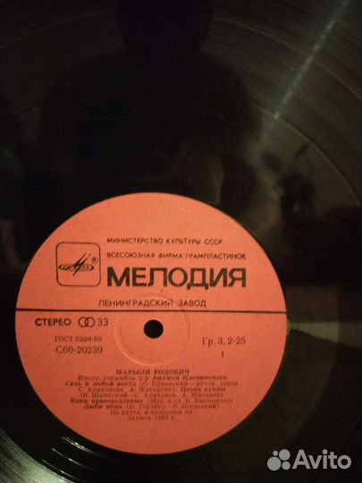 Виниловая пластинка