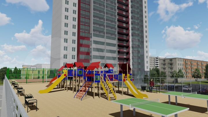 3-к. квартира, 74,7 м², 7/16 эт.