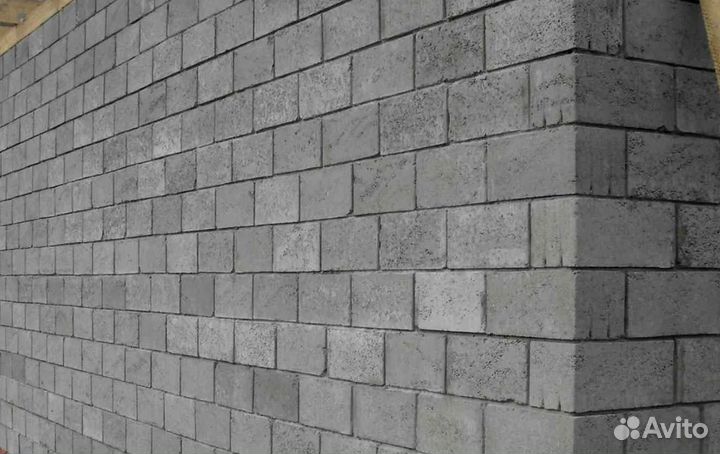 Керамзитоблок перегородочный 390х120х188 (взкг)