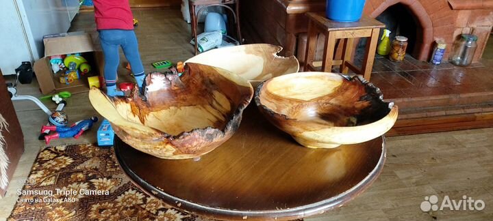 Посуда из дерева ручной работы