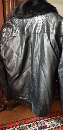 Кожаная куртка мужская