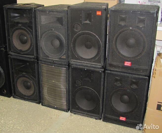 Колонки Pro 300-3200W Акустика D12-15