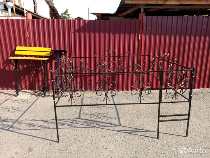 Изготовление оградок столиков, лавки