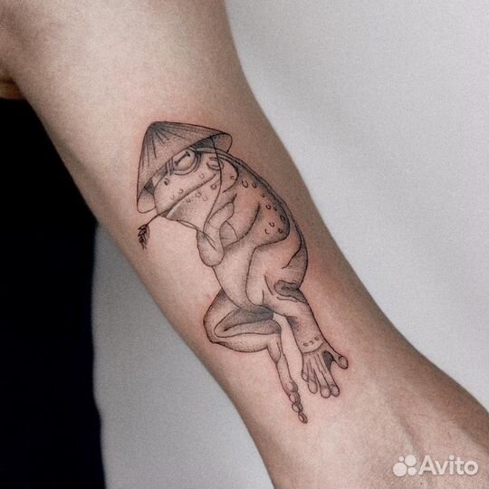 Татуировка в студии