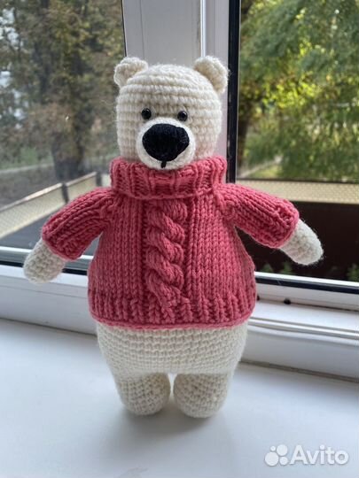 Вязаная игрушка Медведь
