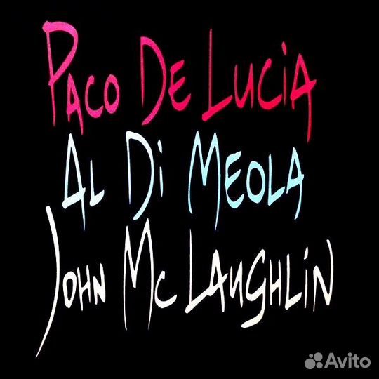 Paco De Lucia & John Mclaughlin & Al di Meola: Guitar Trio Vinyl LP (1 LP)