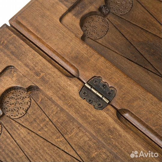 Нарды и шашки резные Священный круг 62 х 64 см бук Армения 62577