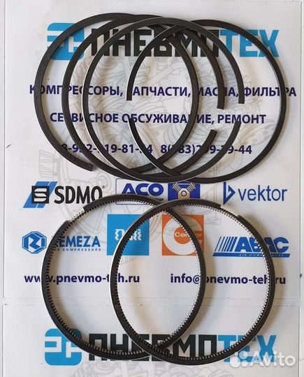Поршневые кольца, запчасти компрессора
