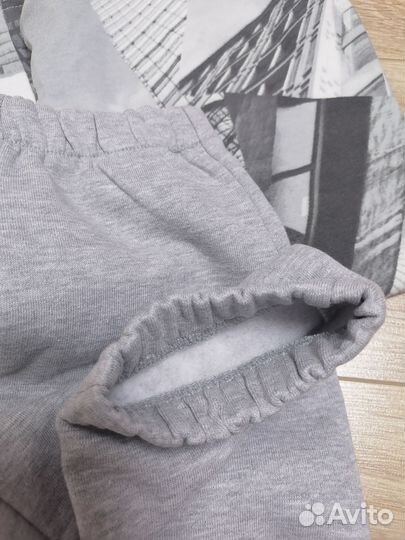 Новые тёплые брюки +футболка futurino р 134