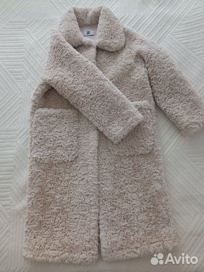 Шуба из эко меха под каракуль