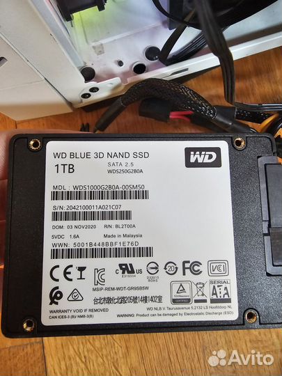 Внутренний ssd 1 тб