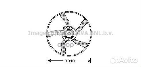 AVA CN7532 вентилятор охлаждения Citroen Xsara