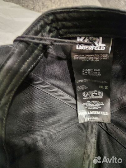 Кепка Karl Lagerfeld чёрная с синем, оригинал