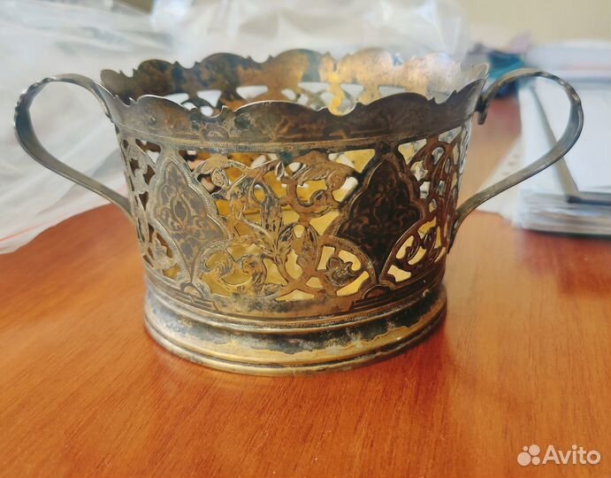 Столовое позолоченное серебро СССР