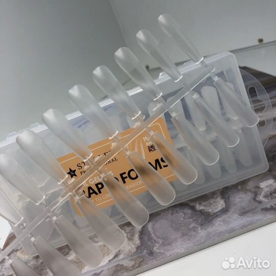 Гелевые типсы для наращивания Starlet