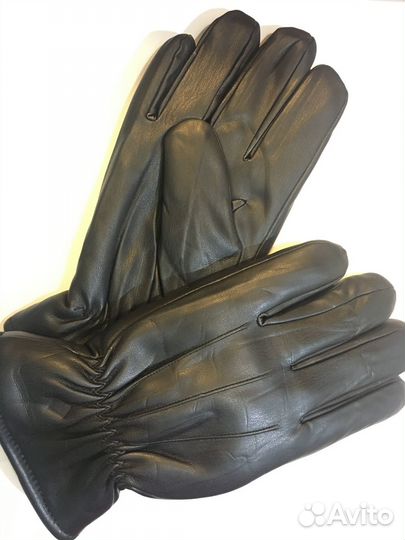 Перчатки с мехом(эко кожа),горнолыжные перчатки