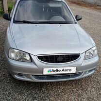 Hyundai Accent 1.5 MT, 2007, 284 000 км, с пробегом, цена 390 000 руб.