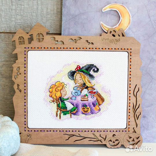 М-677 Набор для вышивания 'Полуденный чай' 11*12 см, мп Студия