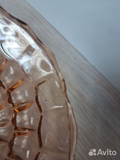 Салатник цветное стекло СССР