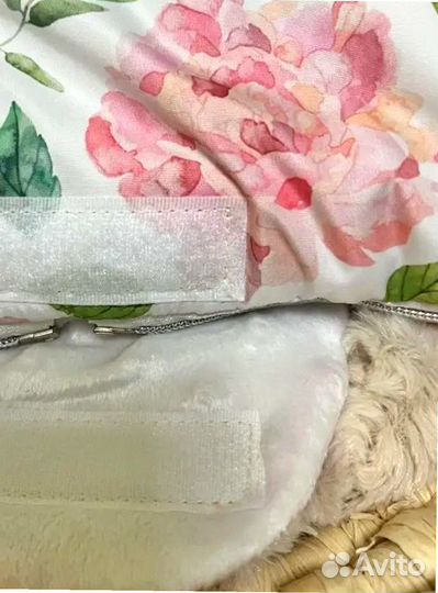 Конверт на выписку новорожденного весенний в роддом (розовый)