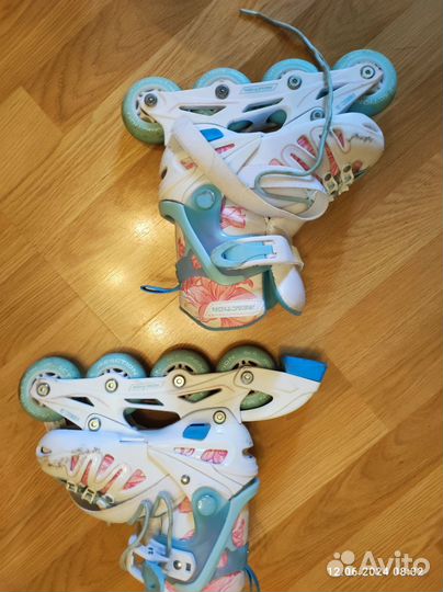 Коньки роликовые раздвижные 28-31 Reaction abec 3