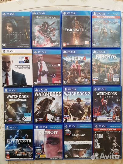 Диски на Sony Ps4