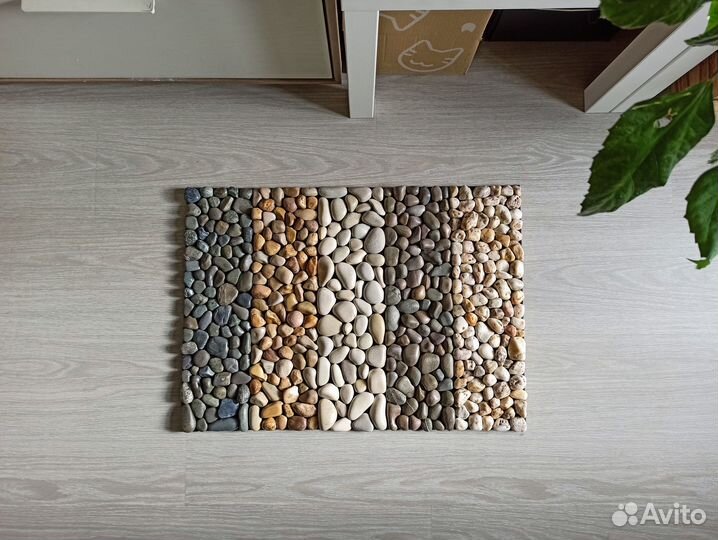 Авторские массажные коврики из гальки