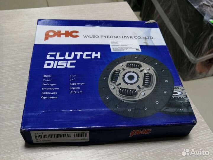 PHC valeo TY17 Диск сцепления toyota