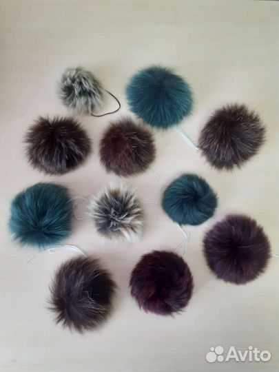 Меховые помпоны