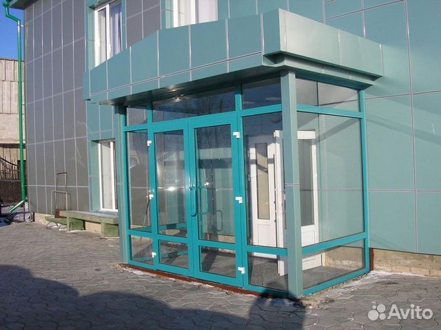 Алюминиевая дверь, входная система