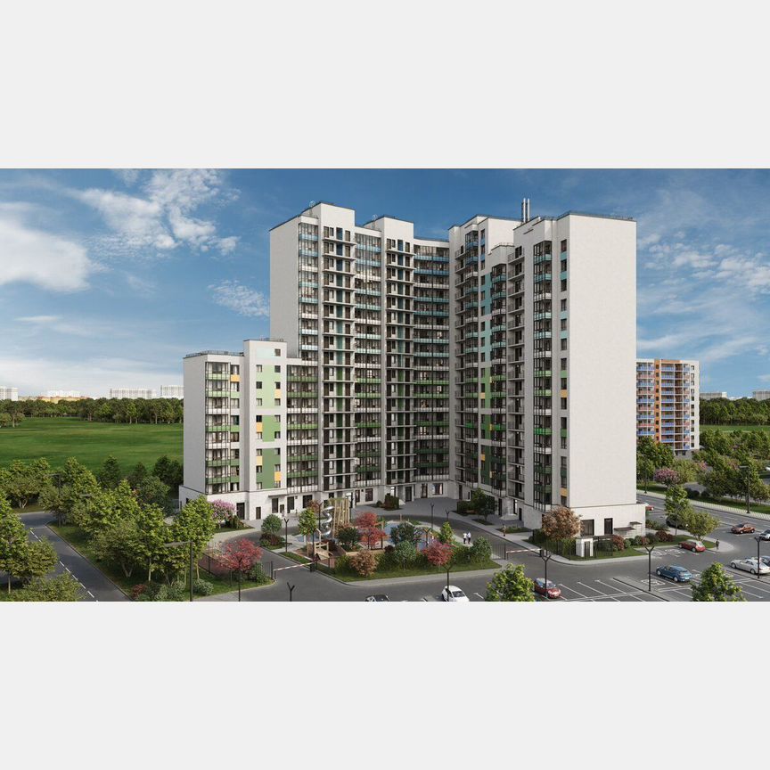 1-к. квартира, 35 м², 4/18 эт.