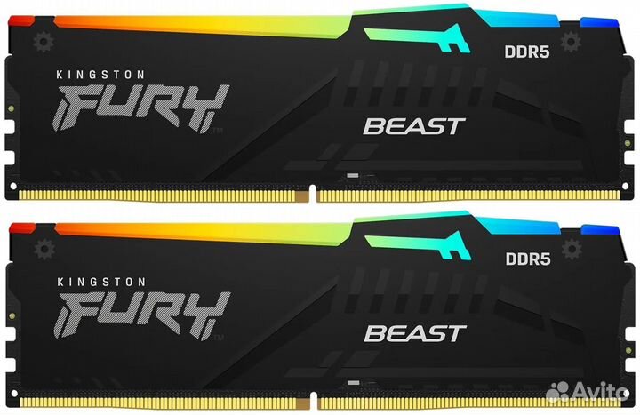 Ddr5 Оперативная память Kingston fury RGB 32Gb