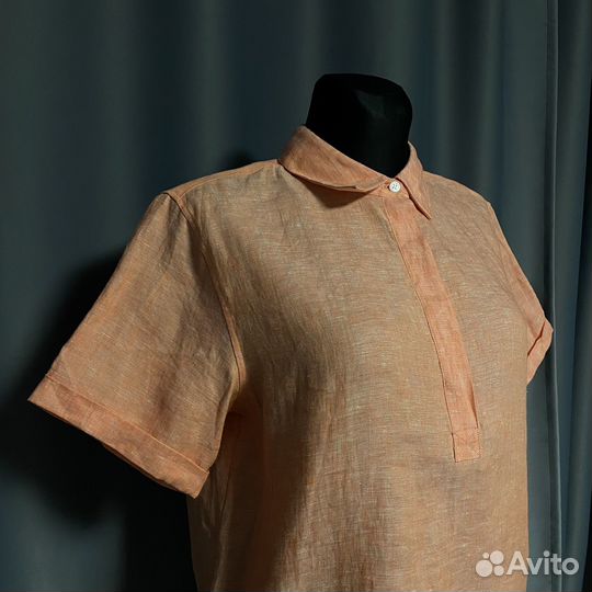 Рубашка из льна Lands End п.M