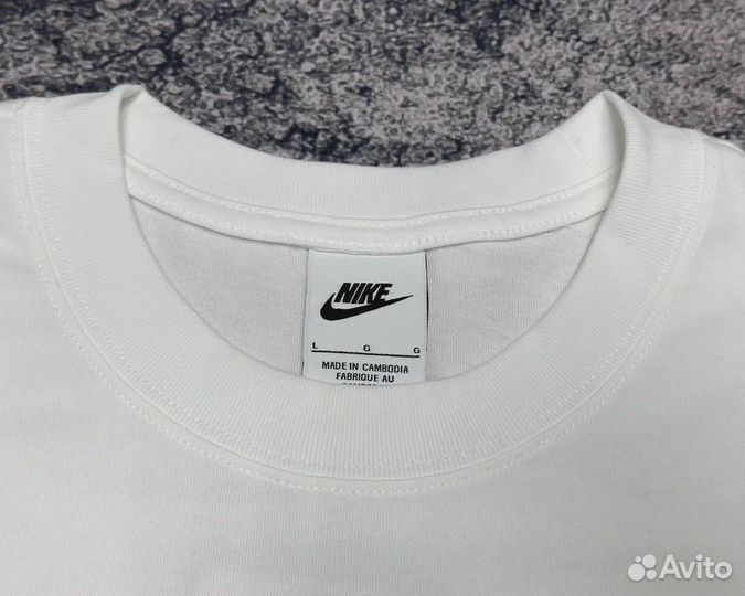 Футболка Nike x Stussy T-shirt Firm White