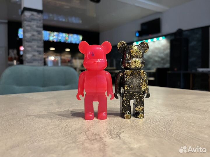 Мишки bearbrick из эпоксидной смолы