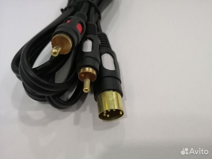 Новый Шнур переходник 5дин на Rsa