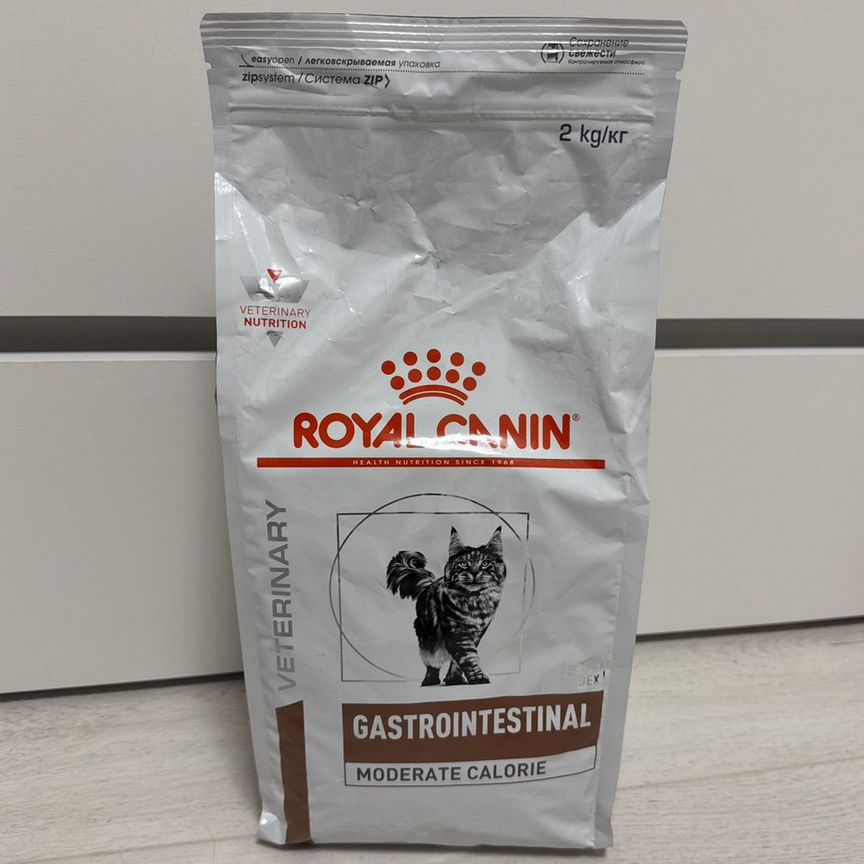 Корм для кошек royal canin gastrointestinal 2 кг