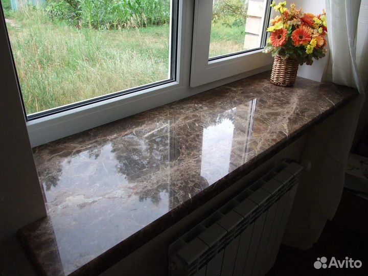Подоконники на заказ из камня