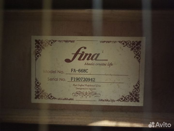 Гитара Fina