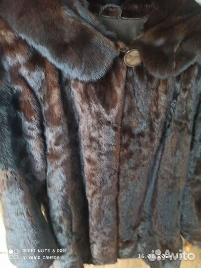 Шуба норковая для рукоделия