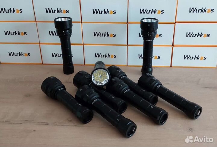 Лучшие подводные фонари Wurkkos DL70 61 DL40 SD05