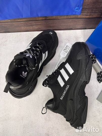 Кроссовки balenciaga triple s x adidas мужские