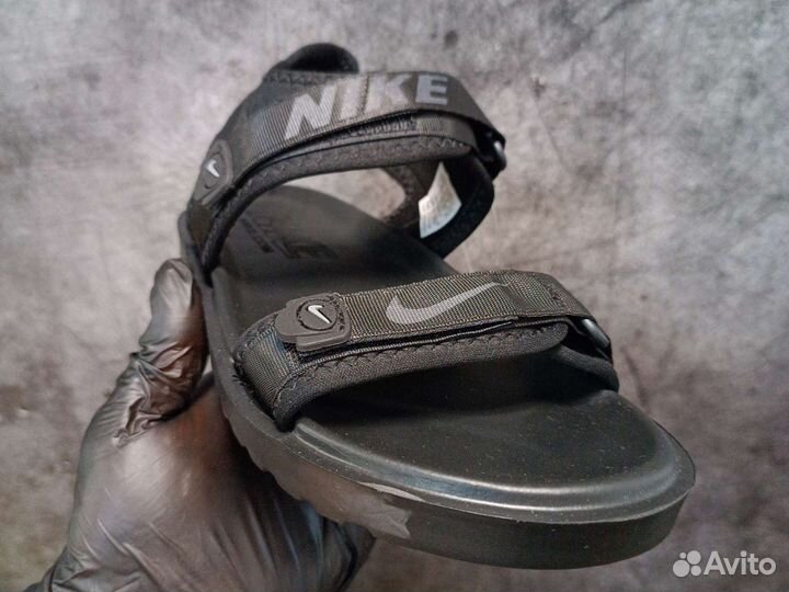 Сандали Nike black grey