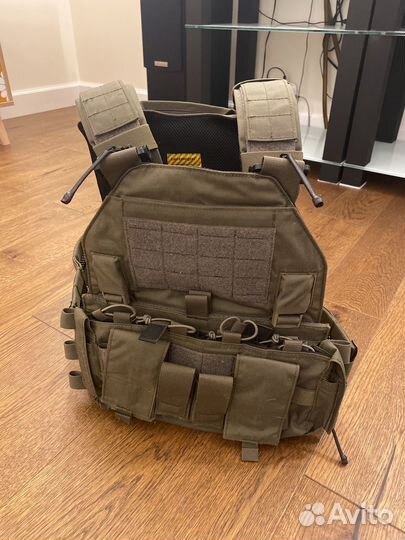 Бронежилет плитник emerson gear olive быстросброс