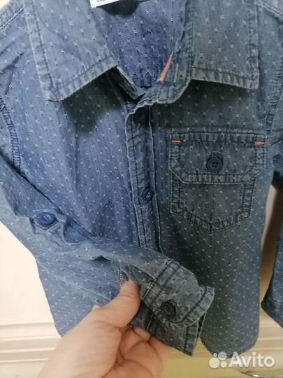 Джинсовая рубашка