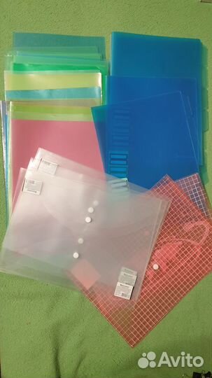 Файлы А4, лотки, папки, уголки, тетради, копирка